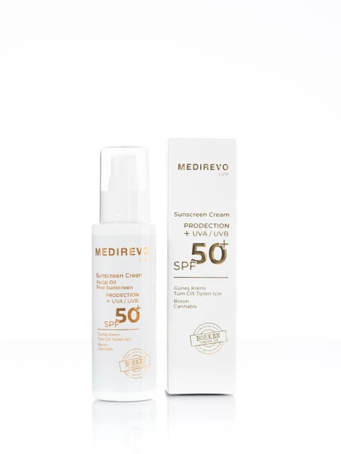 Medirevo SPF 50 Güneş kremi Tüm ciltler için